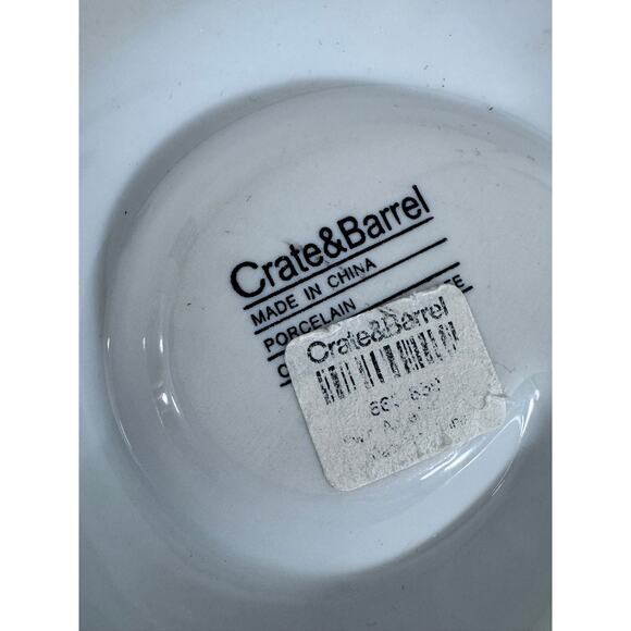 "CRATE & BARREL" Appetizer Servers Charcuterie Olives White Crackers App-6"x6" - Picture 3 of 4